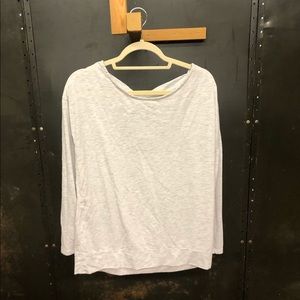 Long sleeve size small Athleta gray shirt